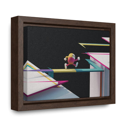 "Leaping Through Dimensions" - Gallery Canvas Wraps, Horizontal Frame