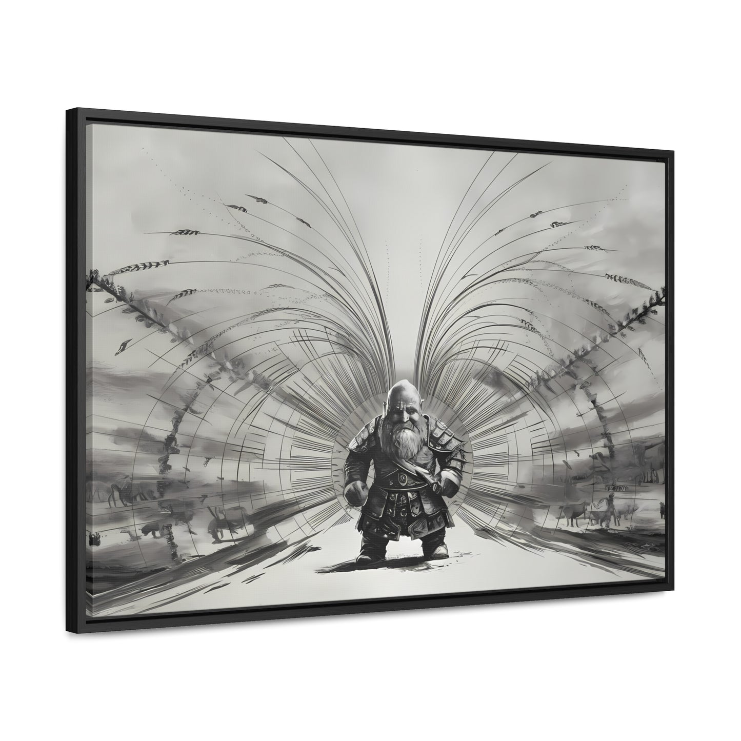 Guardian of the Elemental Winds - Gallery Canvas Wraps, Horizontal Frame