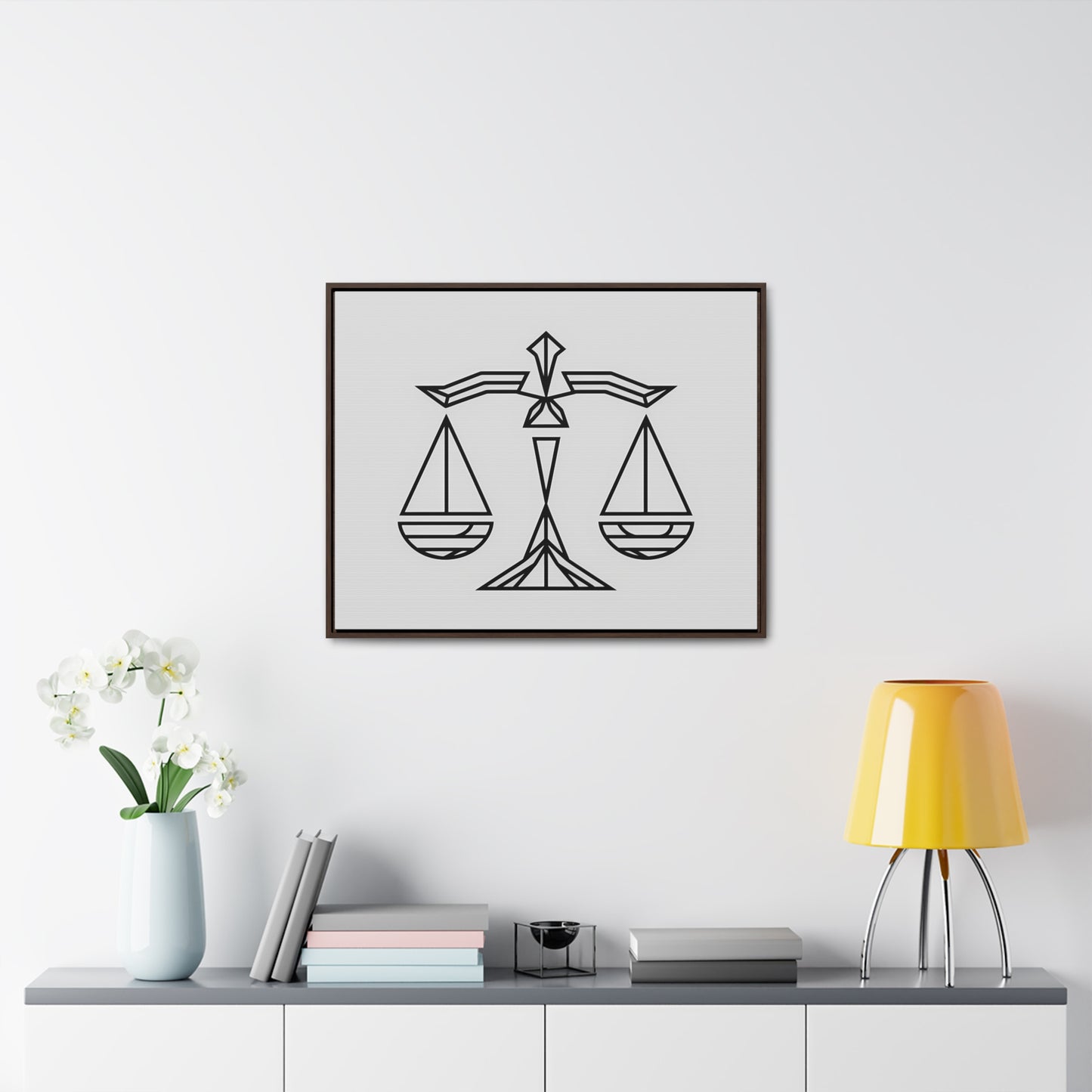 Balance of Justice - Gallery Canvas Wraps, Horizontal Frame