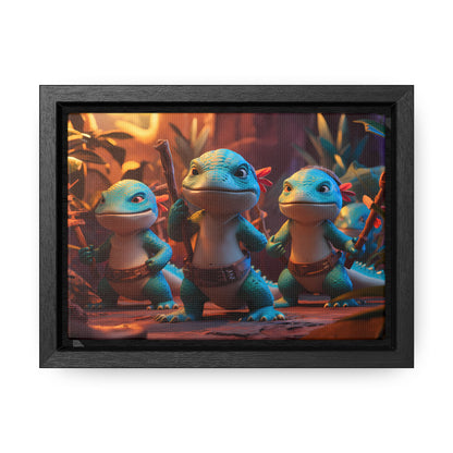 Guardians of the Jungle Tribe - Gallery Canvas Wraps, Horizontal Frame