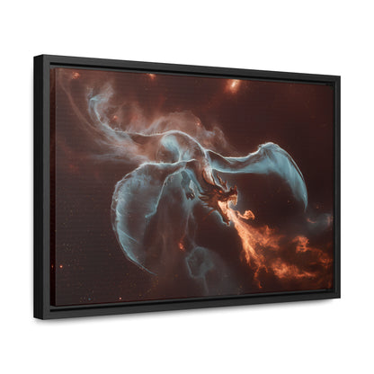 Celestial Inferno Dragon - Gallery Canvas Wraps, Horizontal Frame