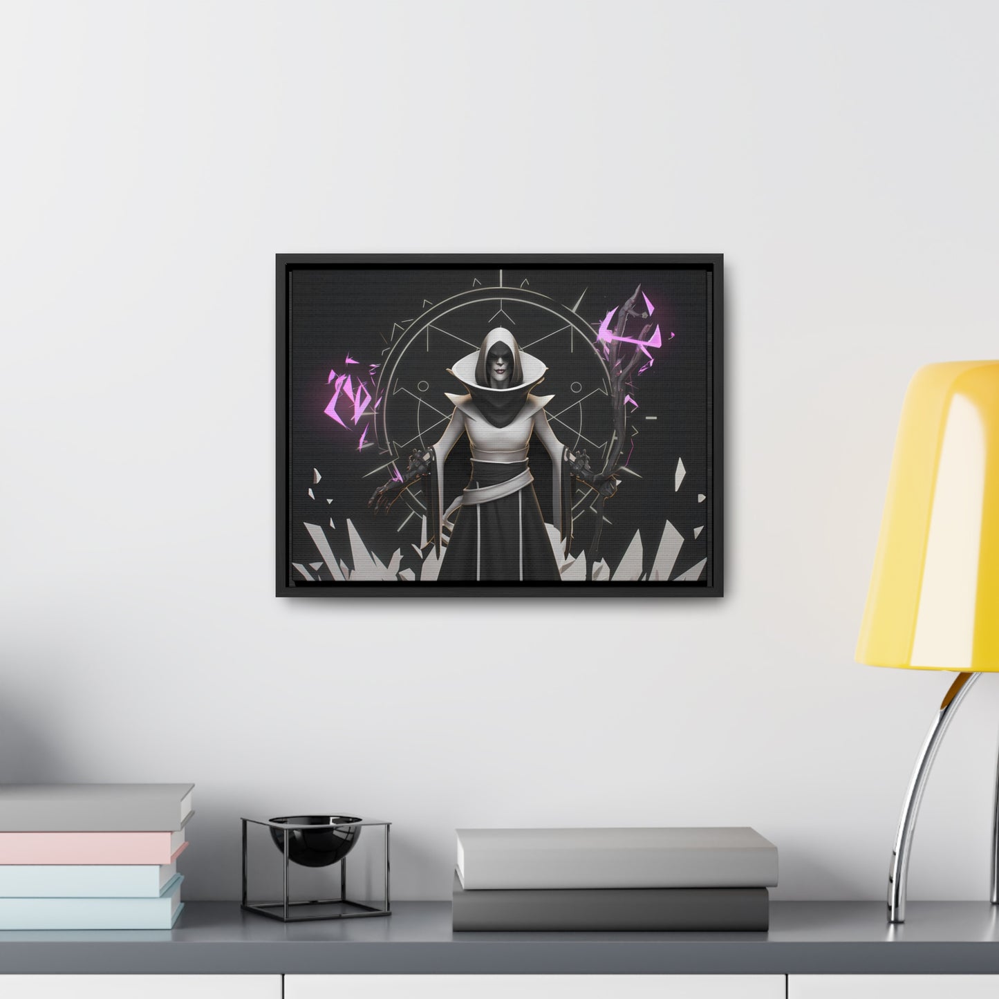 Veil of the Arcane Wraith - Gallery Canvas Wraps, Horizontal Frame