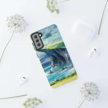 Anime Cliff by the Sea - Smartphone Tough Cases