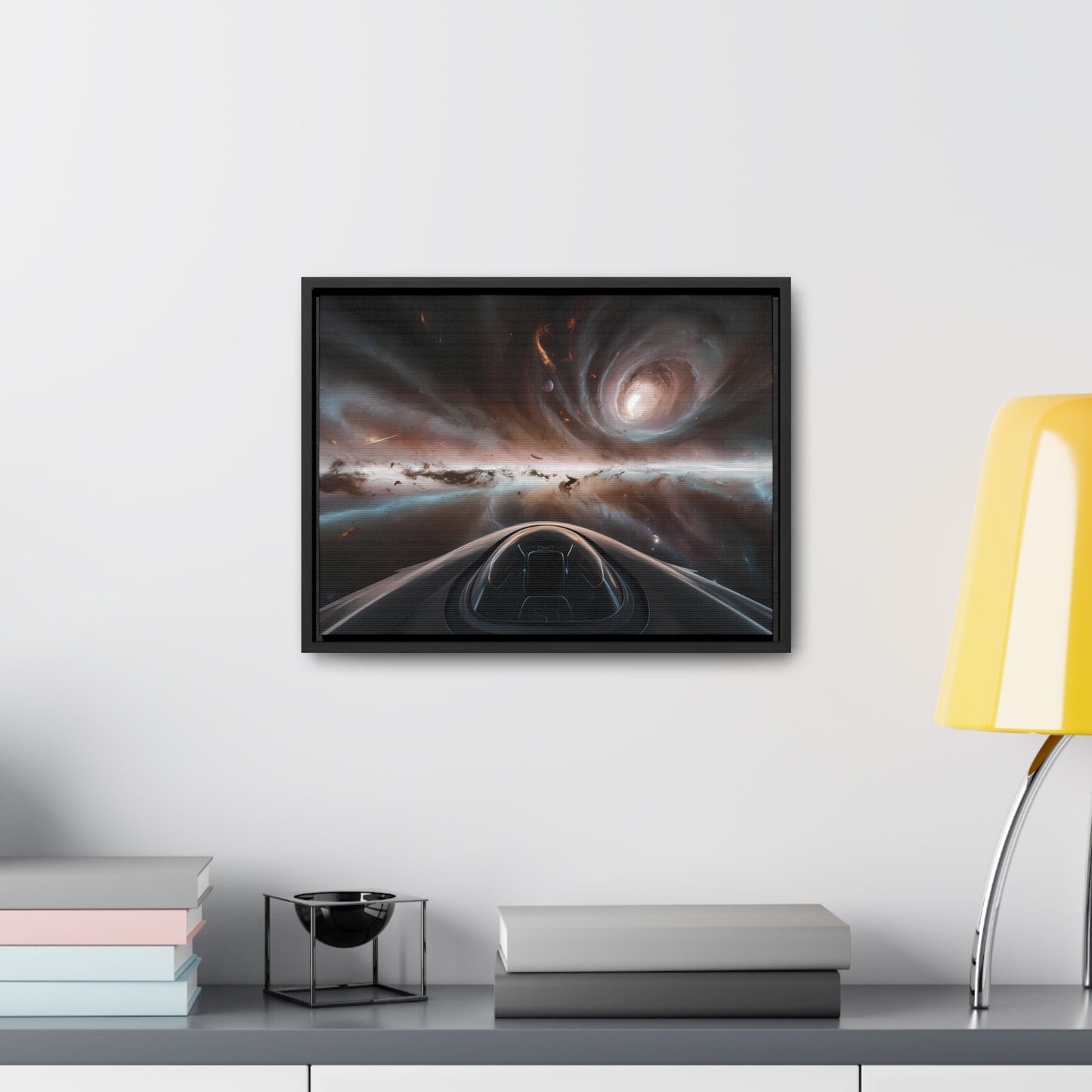 Journey Through the Celestial Abyss - Gallery Canvas Wraps, Horizontal Frame