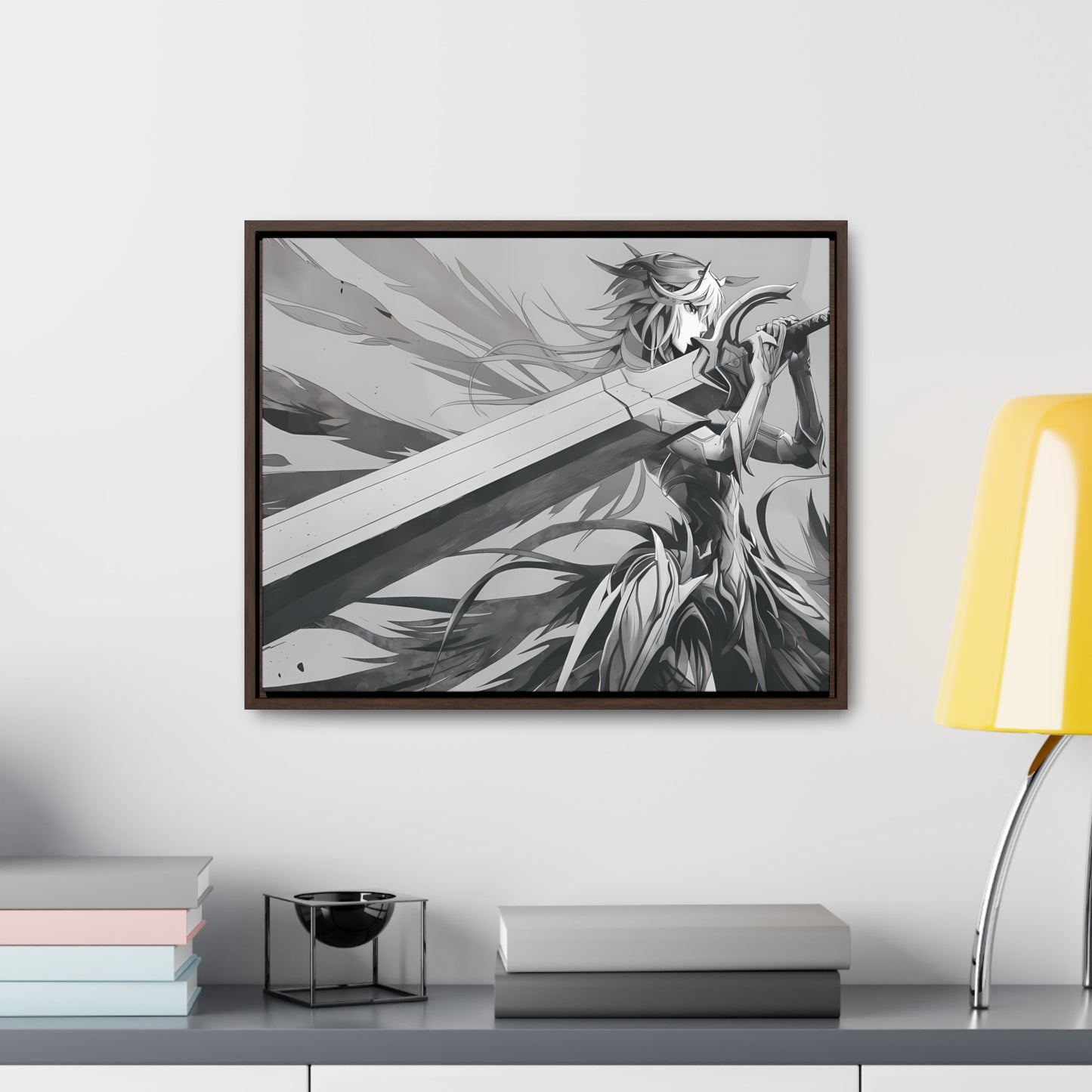 Eclipse of the Blade - Gallery Canvas Wraps, Horizontal Frame