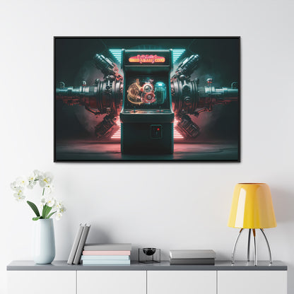 Quantum Arcade Revolution - Gallery Canvas Wraps, Horizontal Frame