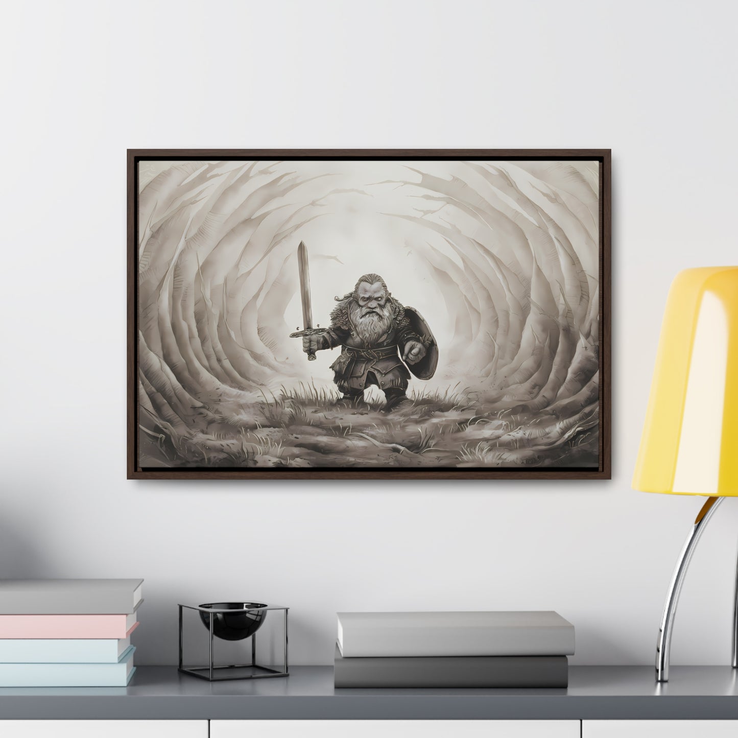 Defender of the Hollowed Path - Gallery Canvas Wraps, Horizontal Frame