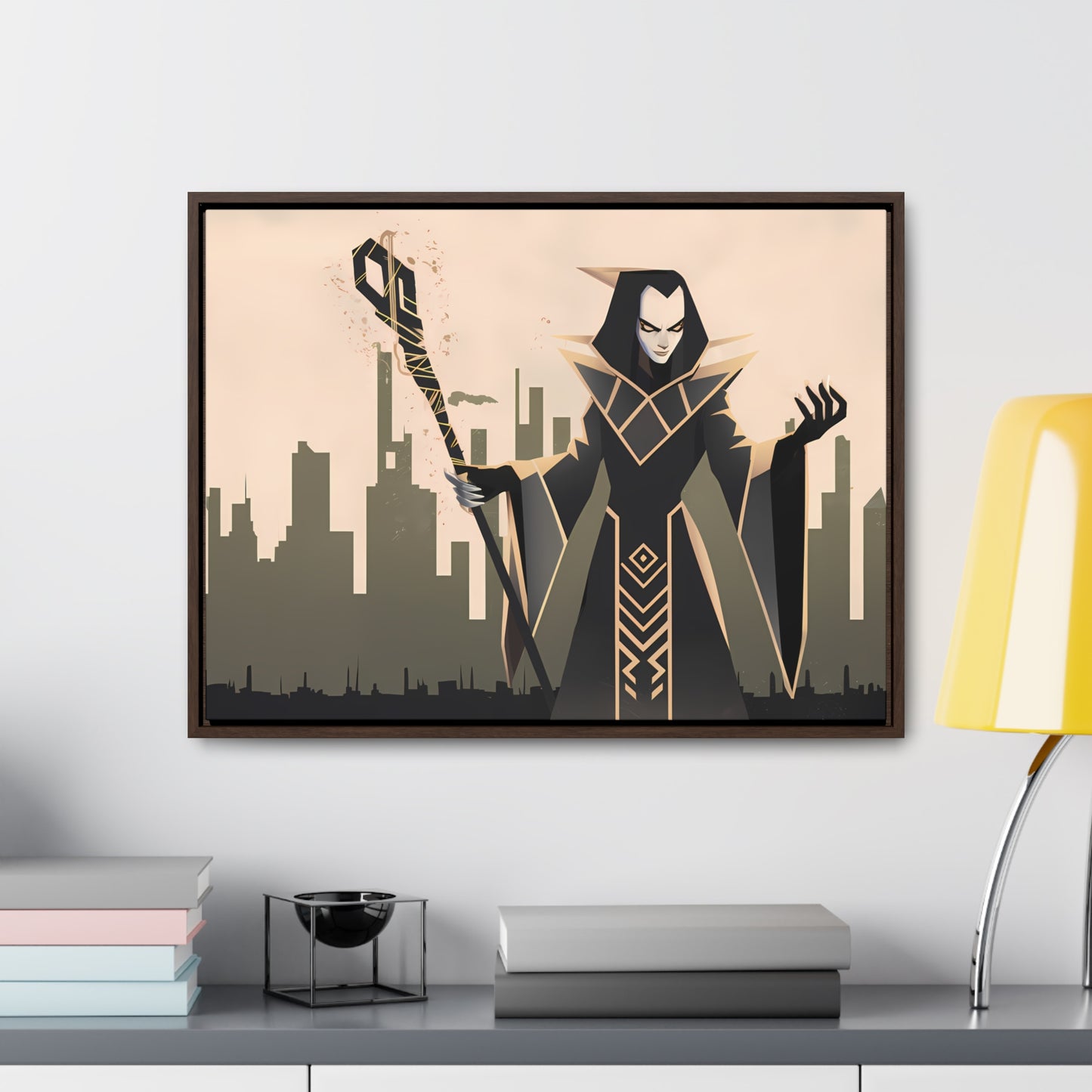 Shadow Sovereign of the Forsaken City - Gallery Canvas Wraps, Horizontal Frame