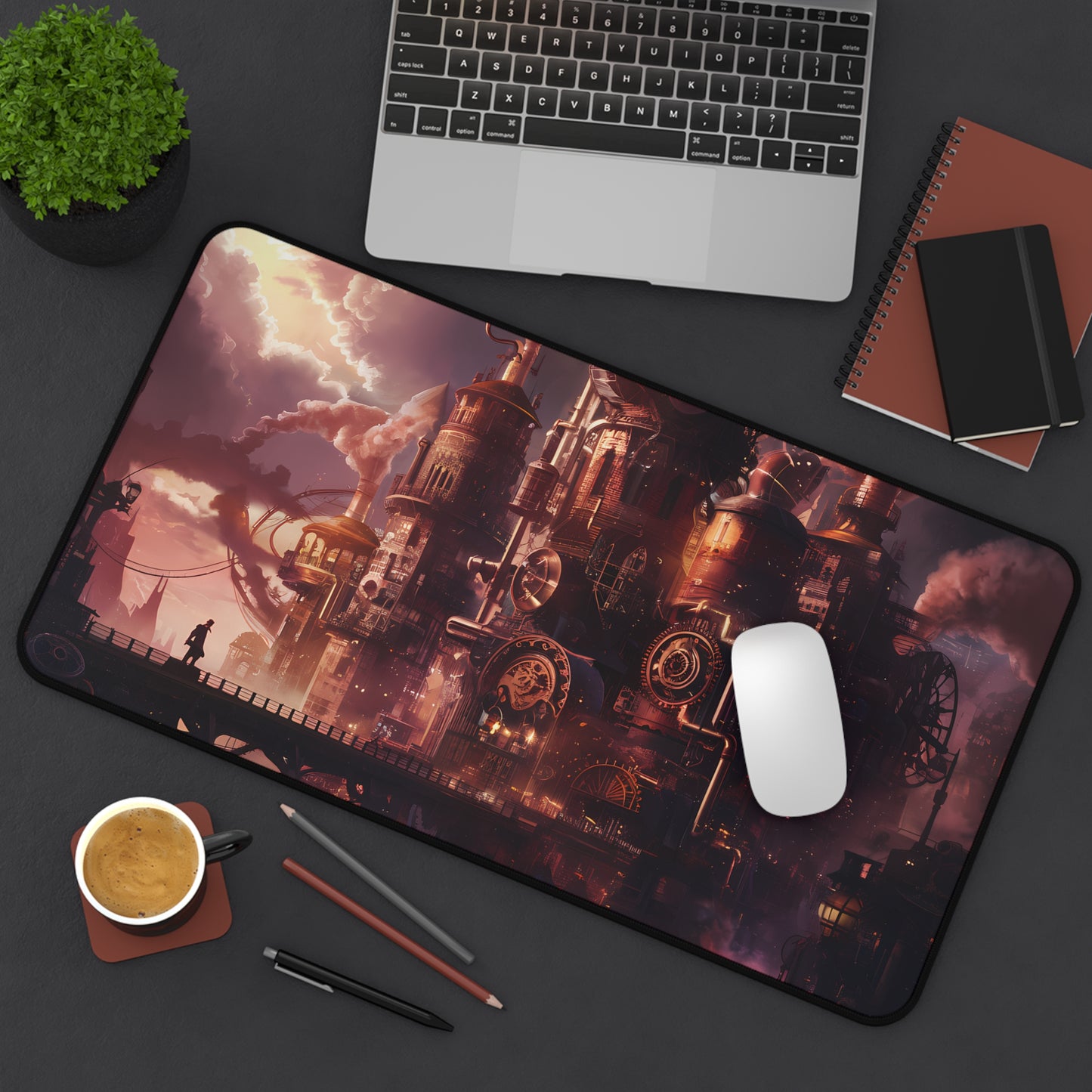 Steampunk City - Desk Mat