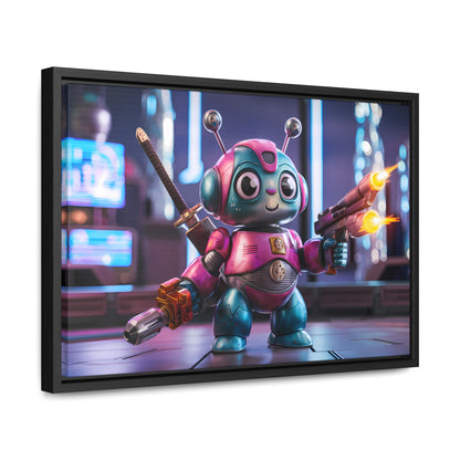 Robo-Samurai Defender - Gallery Canvas Wraps, Horizontal Frame