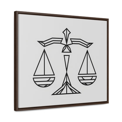 Balance of Justice - Gallery Canvas Wraps, Horizontal Frame