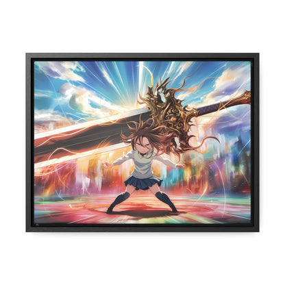 Blade of the Infinite Resolve - Gallery Canvas Wraps, Horizontal Frame