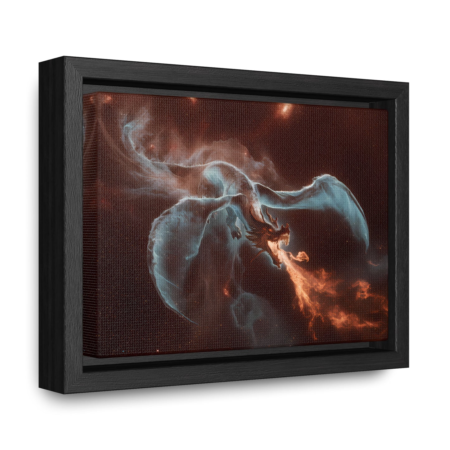 Celestial Inferno Dragon - Gallery Canvas Wraps, Horizontal Frame