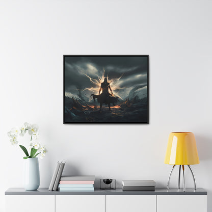 Eclipse of the Dark Conqueror - Gallery Canvas Wraps, Horizontal Frame