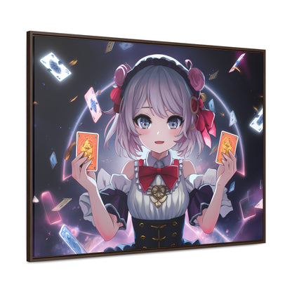 "Arcane Card Mastery" - Gallery Canvas Wraps, Horizontal Frame