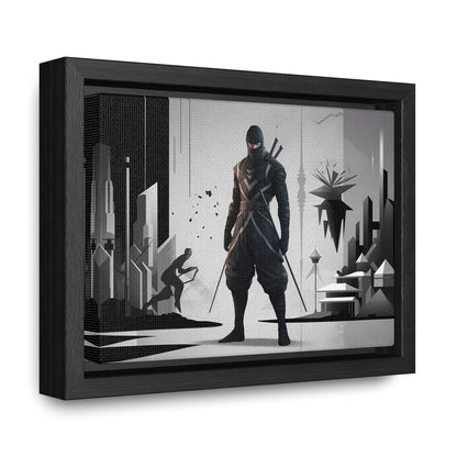 Shadowblade: The Silent Protector - Gallery Canvas Wraps, Horizontal Frame