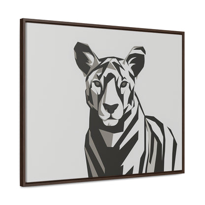 "Monochrome Majesty" - Gallery Canvas Wraps, Horizontal Frame