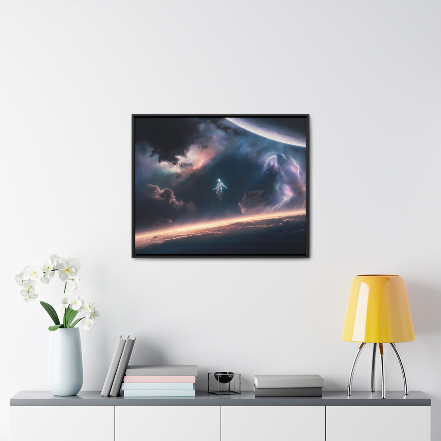 Ascension Beyond the Horizon - Gallery Canvas Wraps, Horizontal Frame