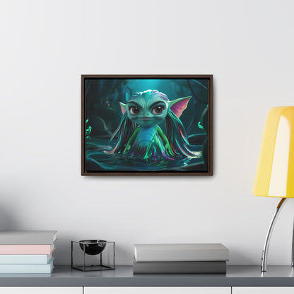 Guardian of the Enchanted Lagoon - Gallery Canvas Wraps, Horizontal Frame