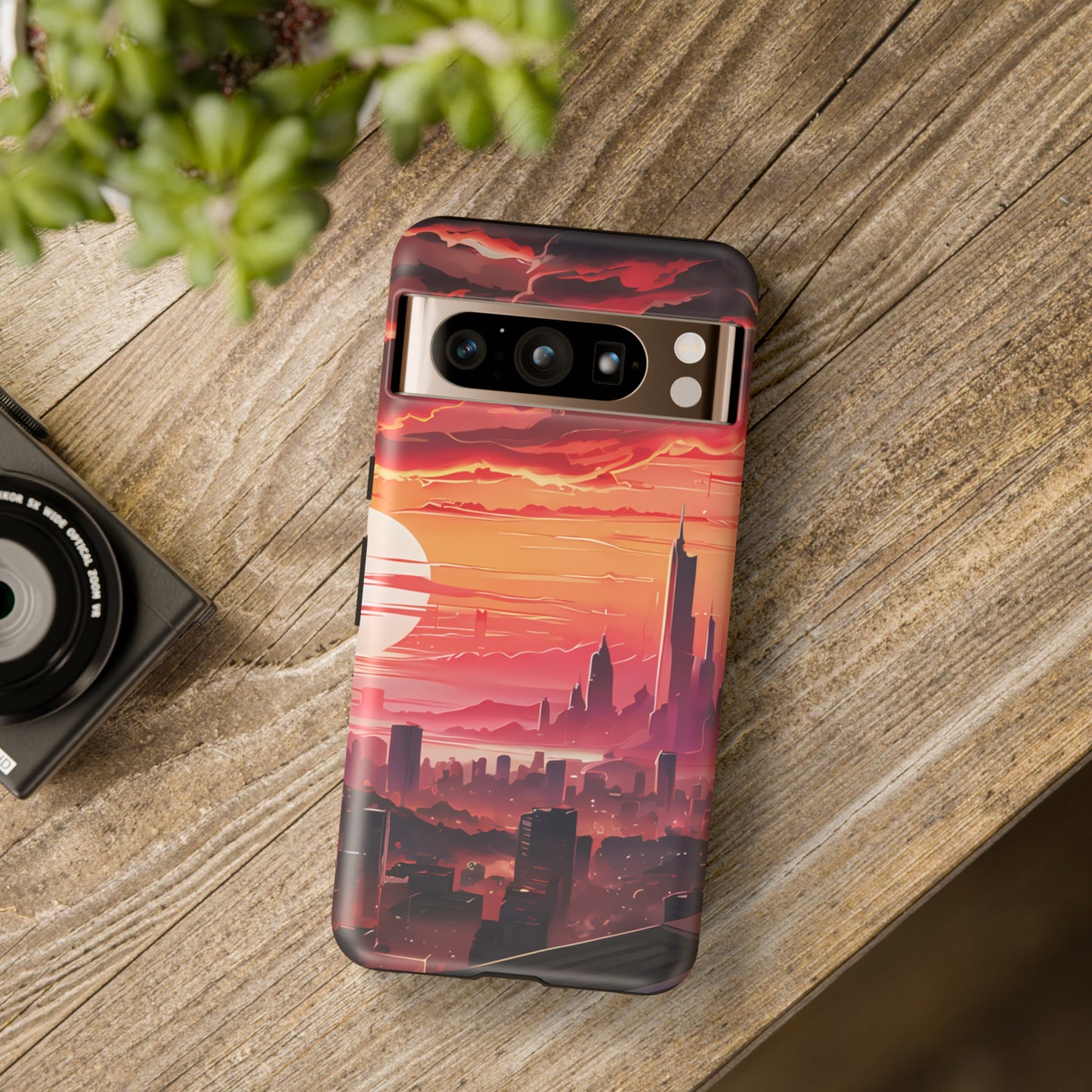 Anime City at Dawn - Smartphone Tough Cases