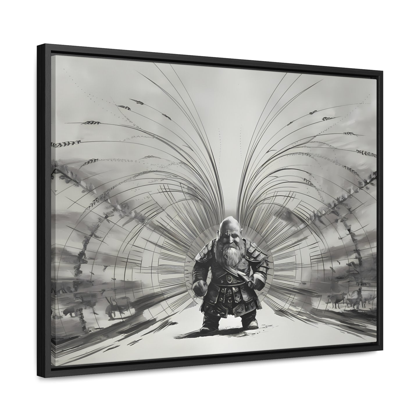 Guardian of the Elemental Winds - Gallery Canvas Wraps, Horizontal Frame