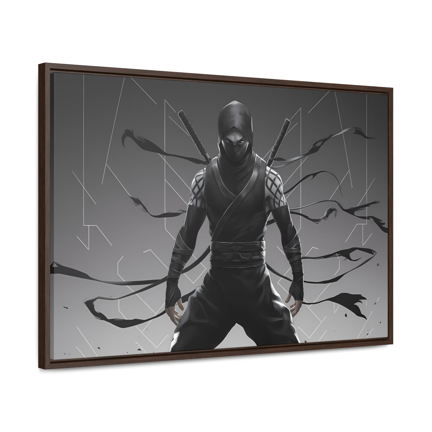 Shadowblade Sentinel - Gallery Canvas Wraps, Horizontal Frame