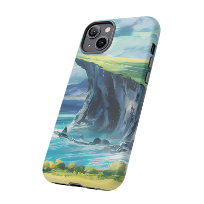 Anime Cliff by the Sea - Smartphone Tough Cases