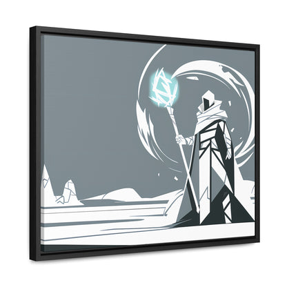 Mage of the Frozen Wastes - Gallery Canvas Wraps, Horizontal Frame