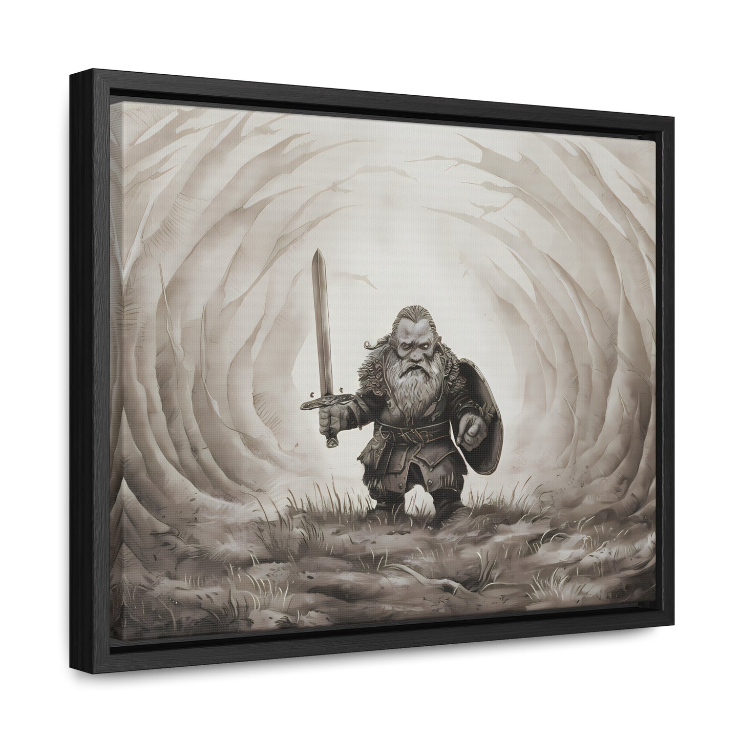 Defender of the Hollowed Path - Gallery Canvas Wraps, Horizontal Frame