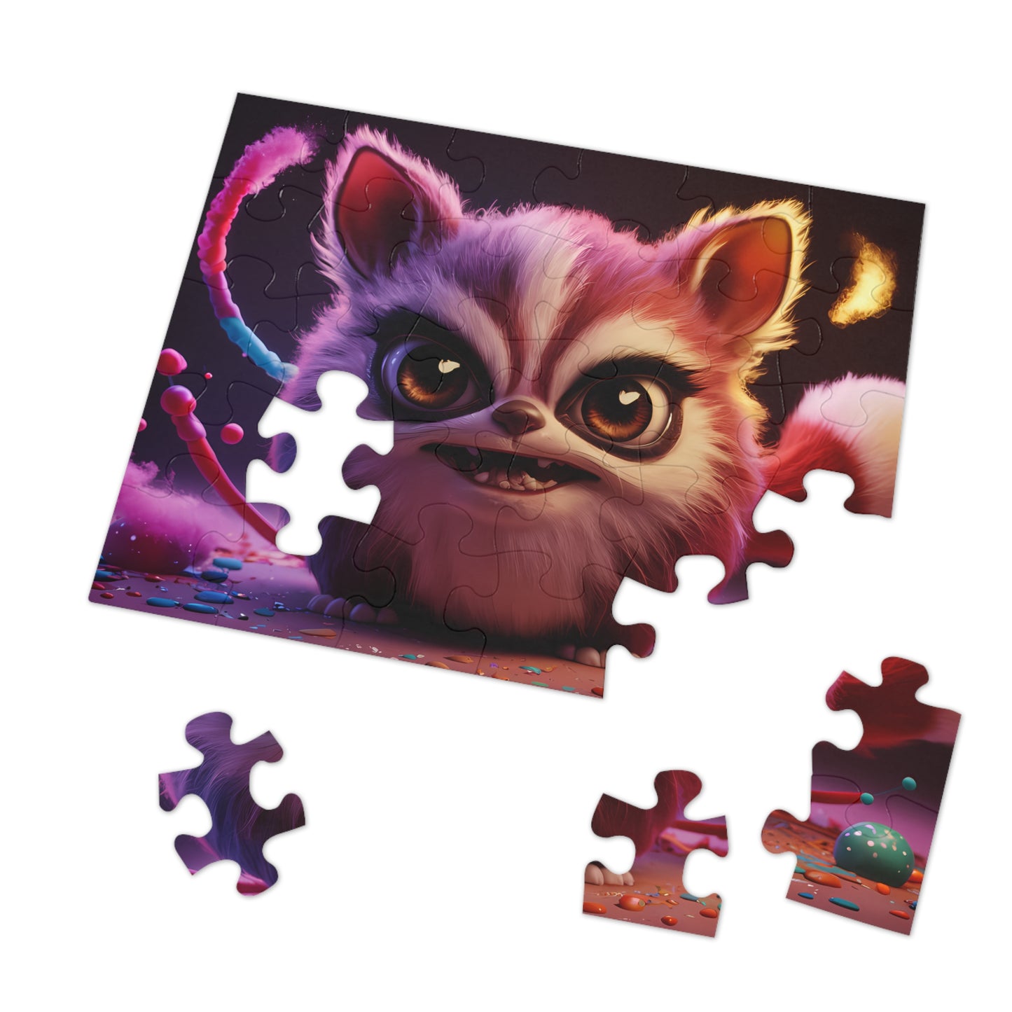 Fluffy Fury - Jigsaw Puzzle (30, 110, 252, 500,1000-Piece)