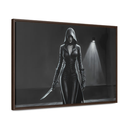 The Shadow's Blade - Gallery Canvas Wraps, Horizontal Frame