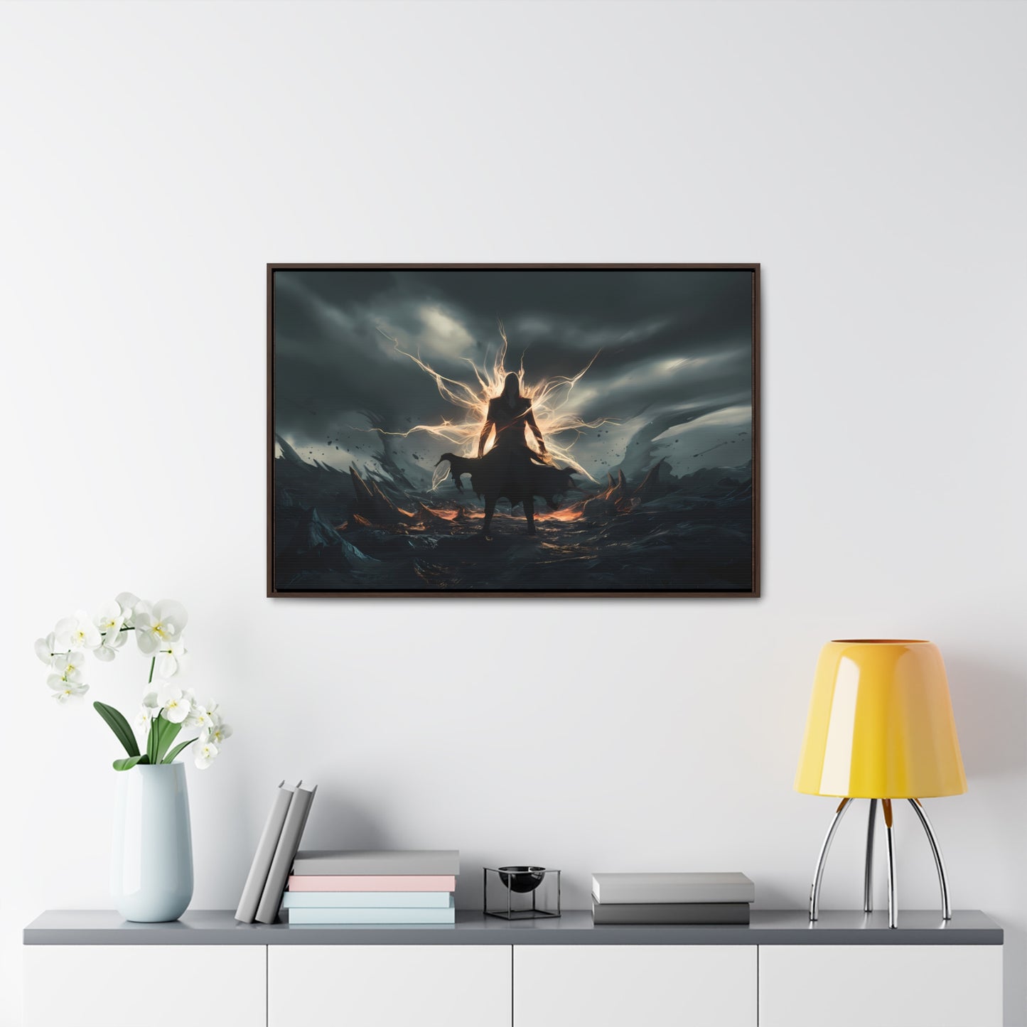 Eclipse of the Dark Conqueror - Gallery Canvas Wraps, Horizontal Frame