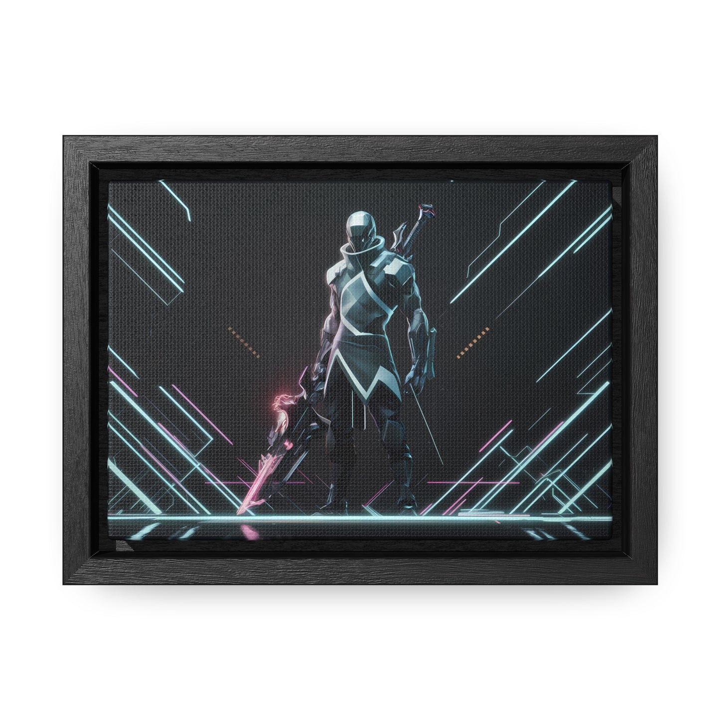 Cybernetic Vanguard - Gallery Canvas Wraps, Horizontal Frame