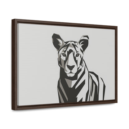 "Monochrome Majesty" - Gallery Canvas Wraps, Horizontal Frame