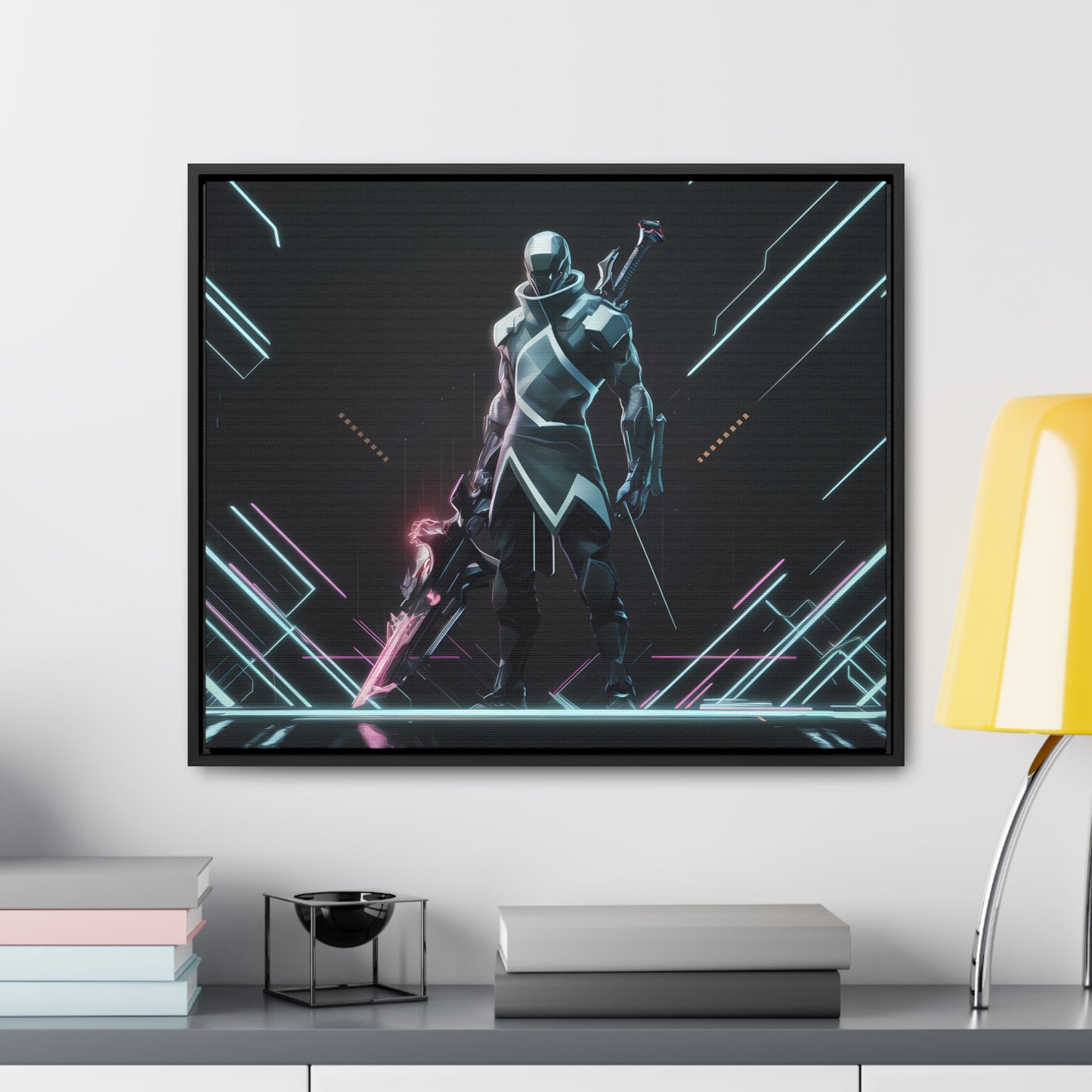 Cybernetic Vanguard - Gallery Canvas Wraps, Horizontal Frame