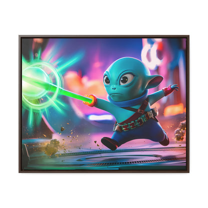 Galactic Defender - Gallery Canvas Wraps, Horizontal Frame