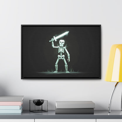 Rise of the Skeleton Warrior - Gallery Canvas Wraps, Horizontal Frame