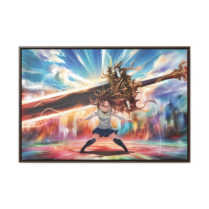 Blade of the Infinite Resolve - Gallery Canvas Wraps, Horizontal Frame