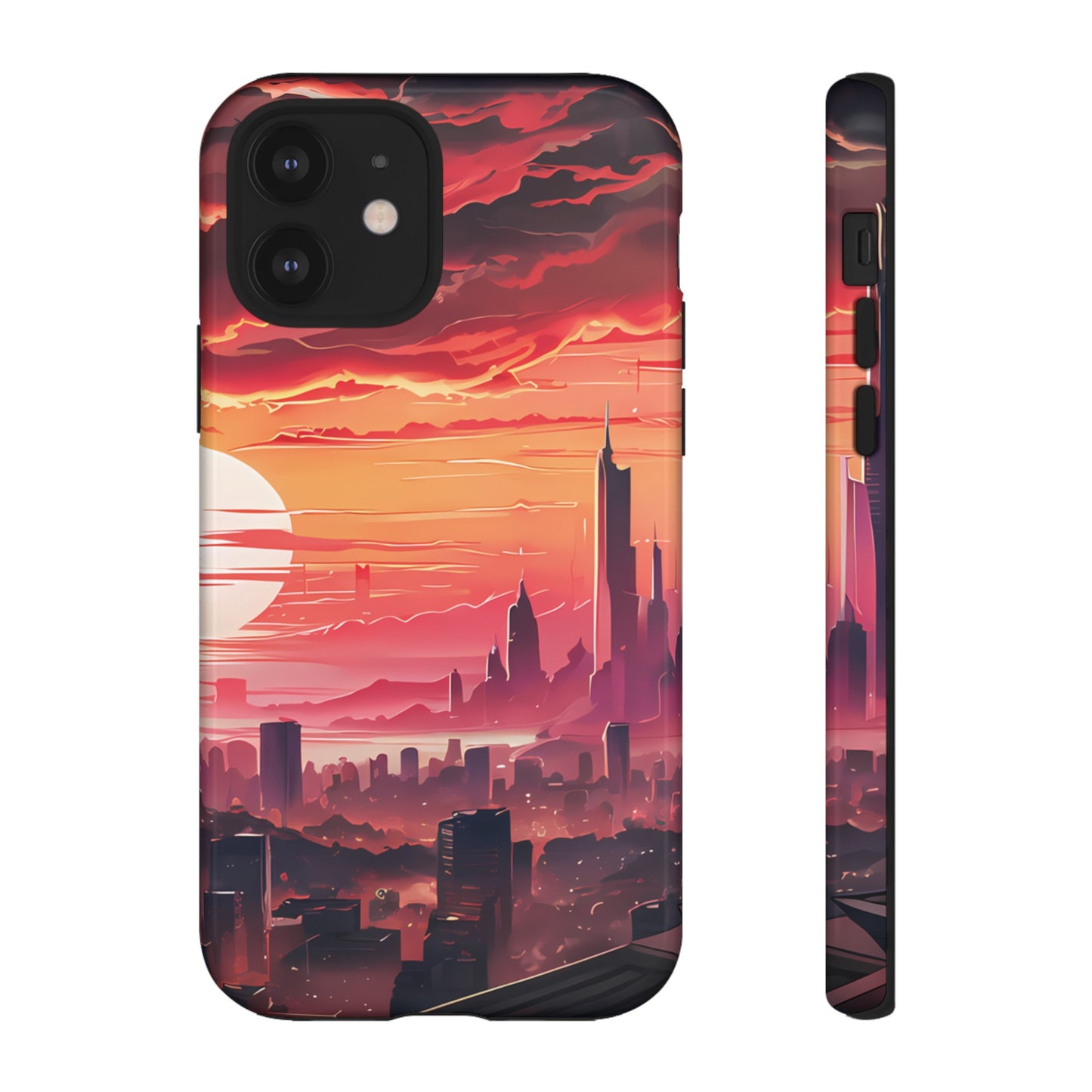 Anime City at Dawn - Smartphone Tough Cases