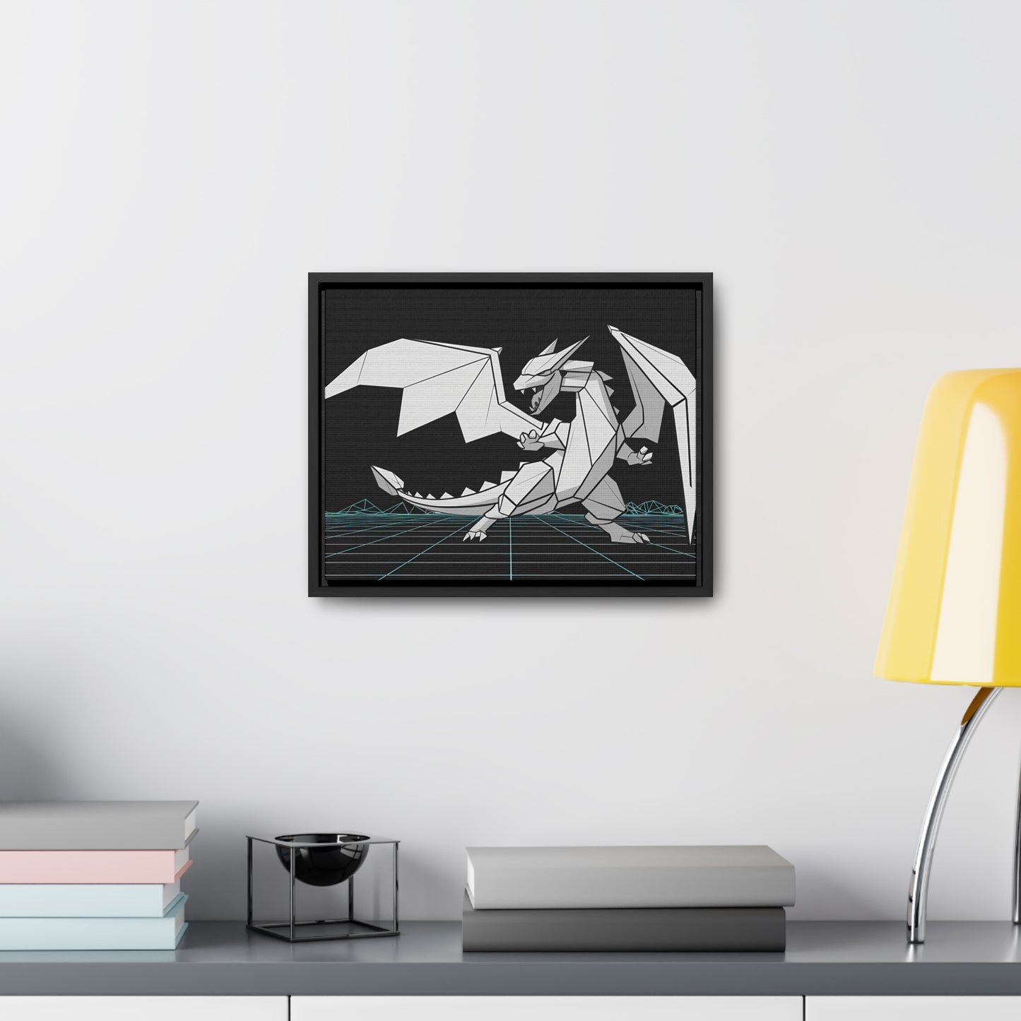 Cyber Dragon Unleashed - Gallery Canvas Wraps, Horizontal Frame