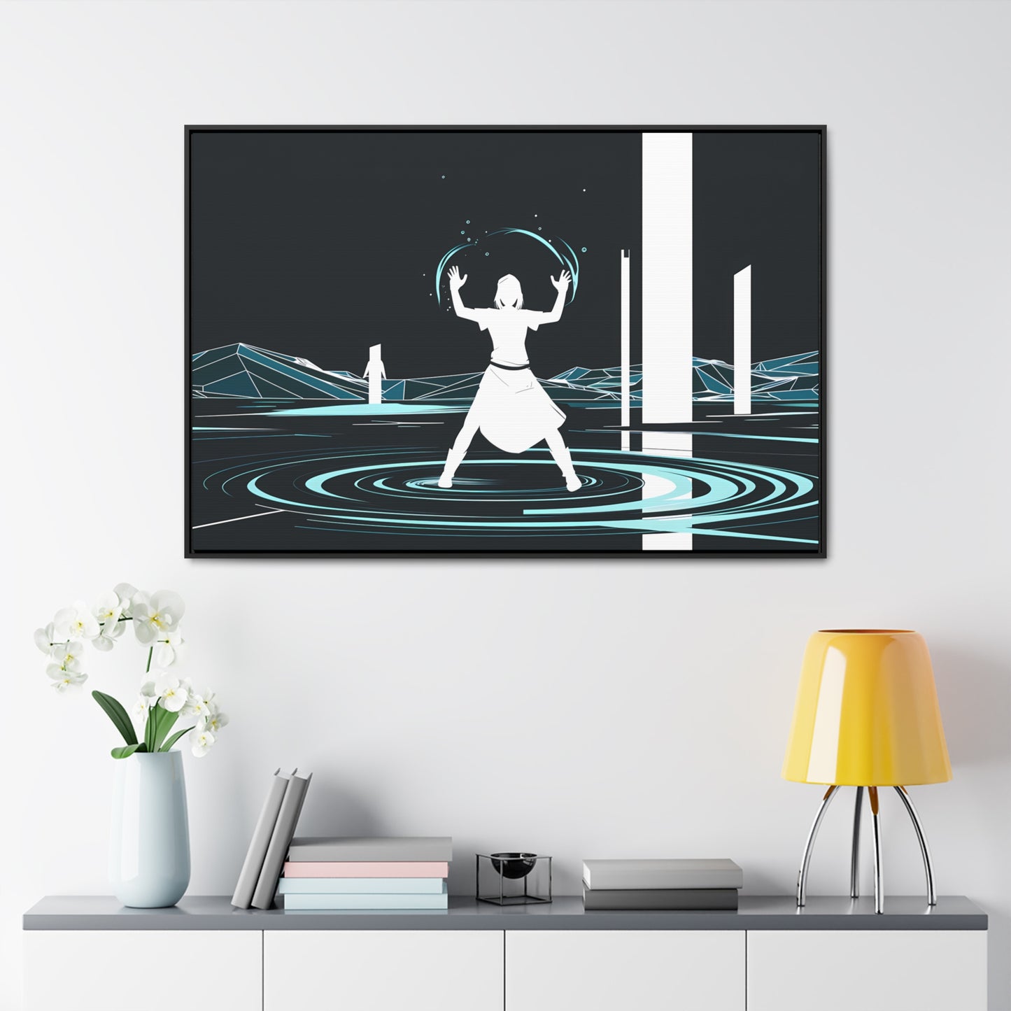 Resonance of the Void - Gallery Canvas Wraps, Horizontal Frame