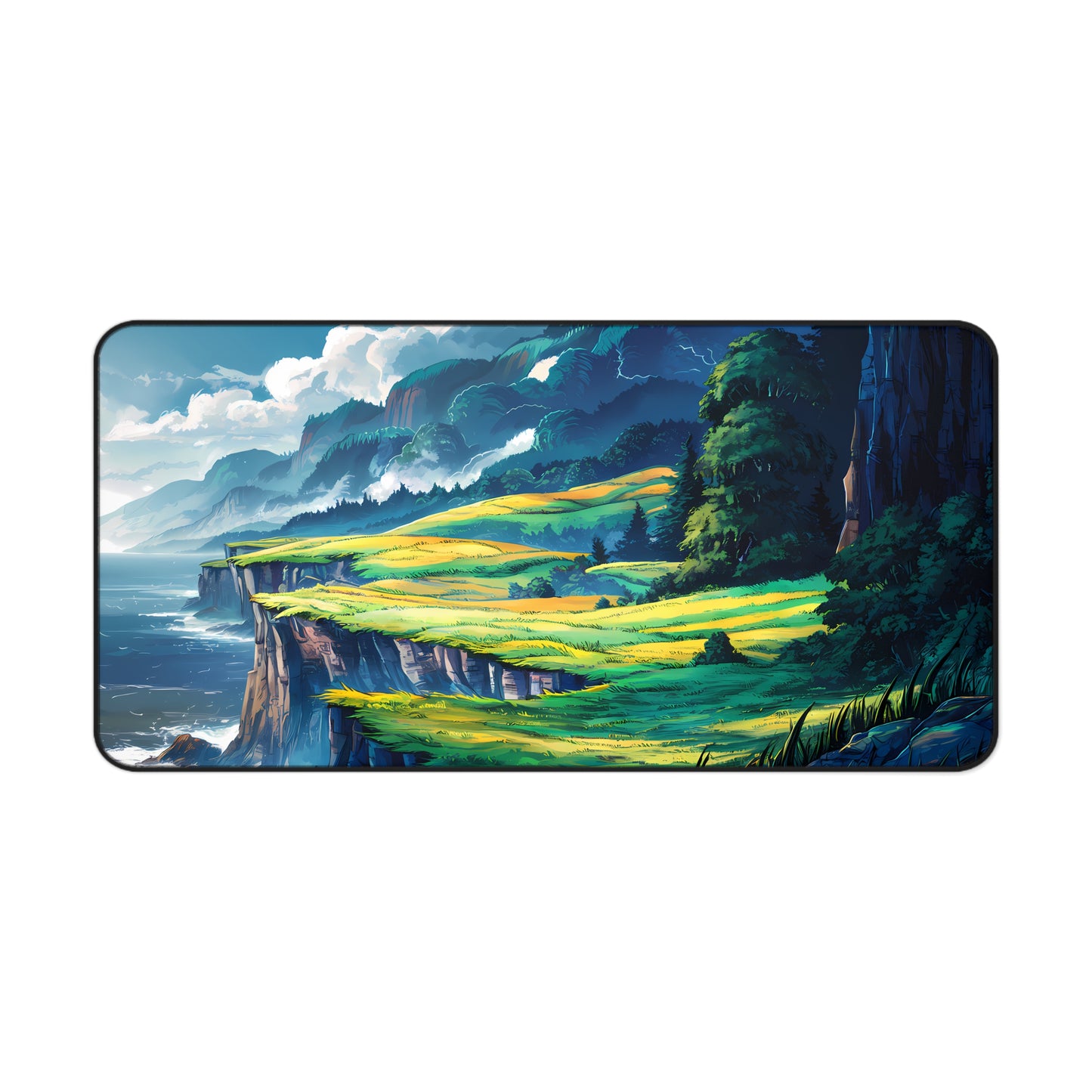 Edge of the Emerald Highlands - Desk Mat