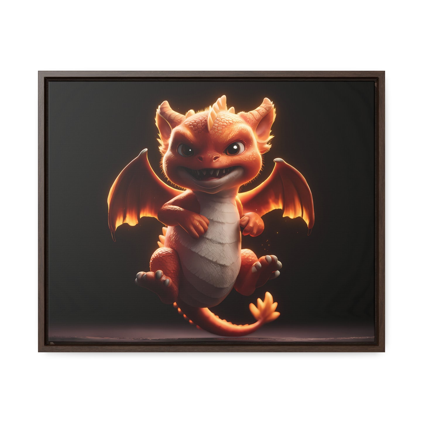 Fiery Mischief - Gallery Canvas Wraps, Horizontal Frame