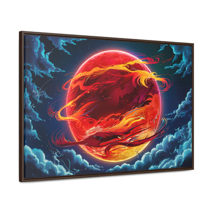 Eclipse of the Eternal Phoenix - Gallery Canvas Wraps, Horizontal Frame