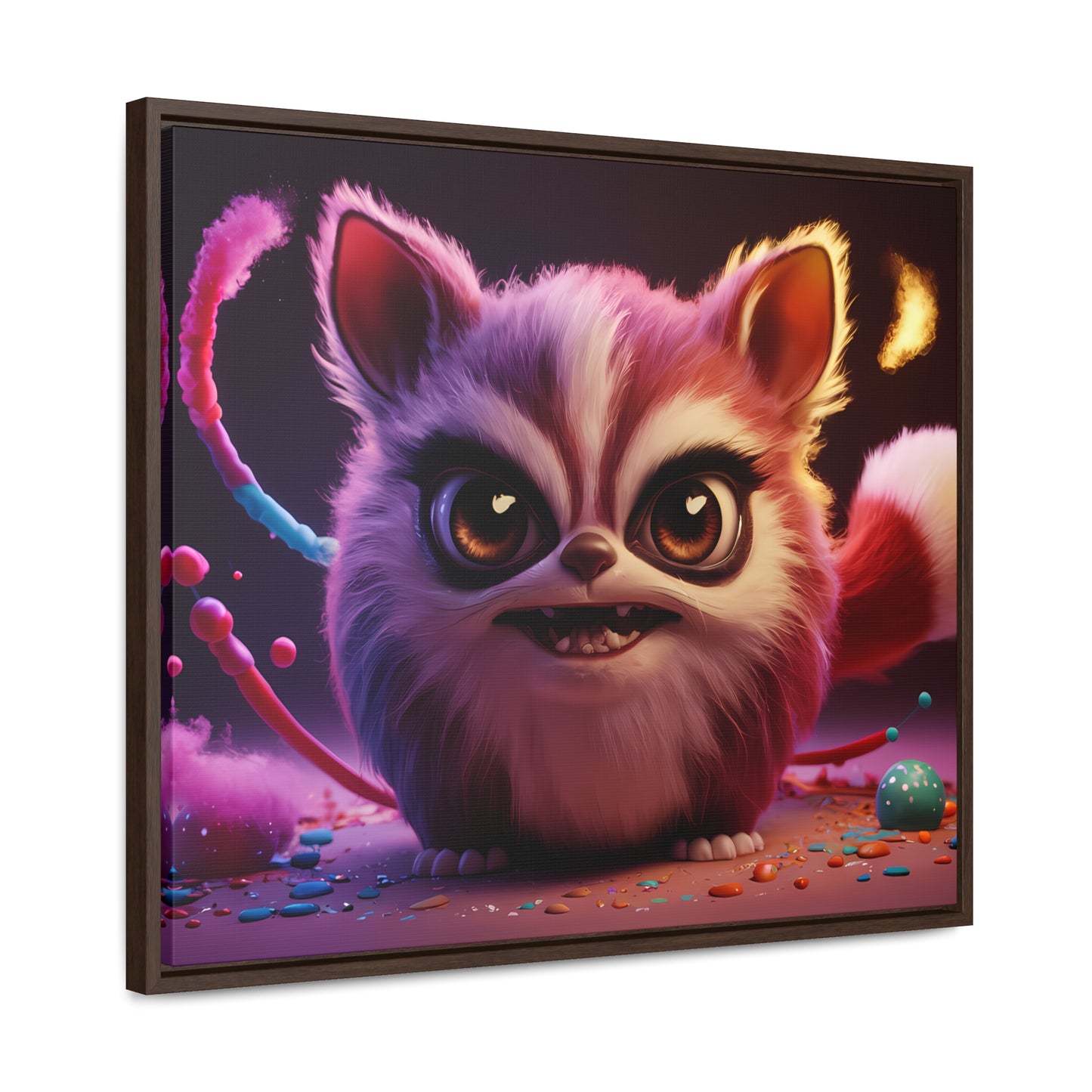 Cosmic Candy Critter - Gallery Canvas Wraps, Horizontal Frame