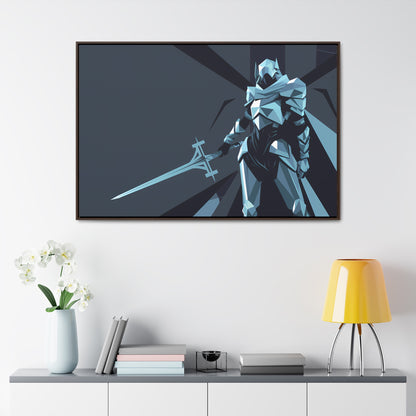 Knight of the Shattered Realm - Gallery Canvas Wraps, Horizontal Frame