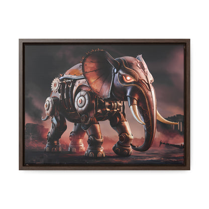 "Mechanized Titan of the Wasteland" - Gallery Canvas Wraps, Horizontal Frame