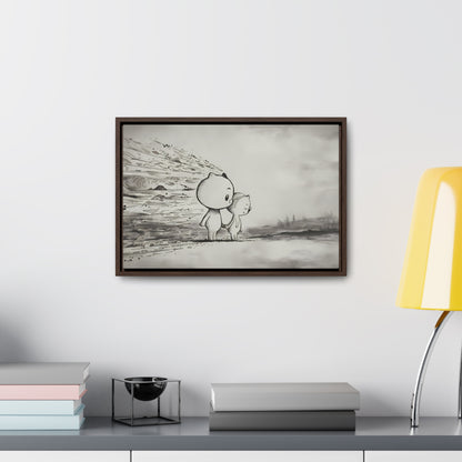 "Together Through the Storm" - Gallery Canvas Wraps, Horizontal Frame