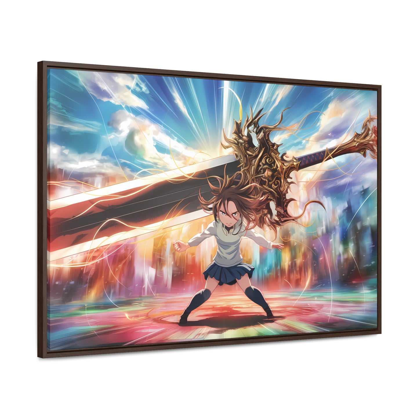 Blade of the Infinite Resolve - Gallery Canvas Wraps, Horizontal Frame