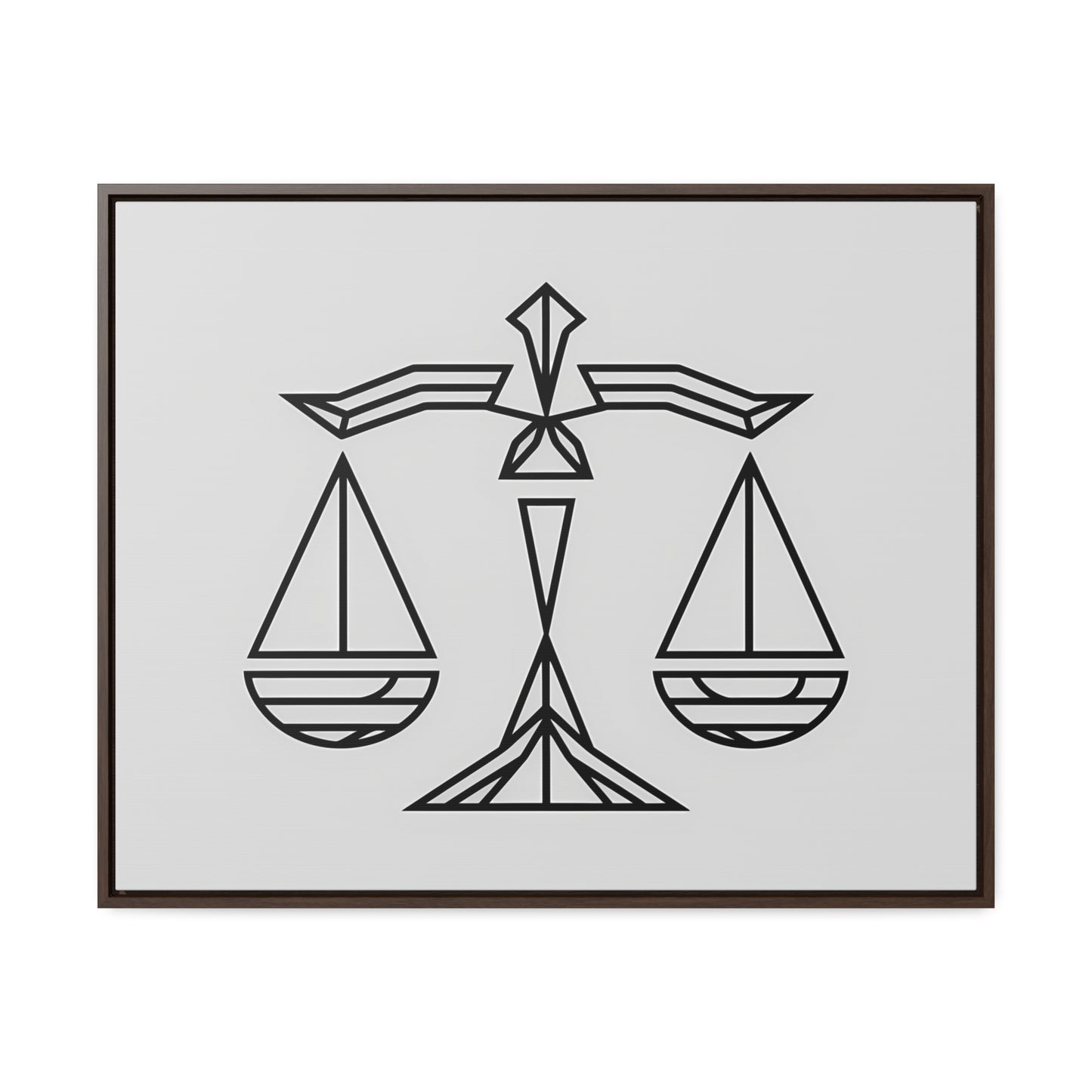 Balance of Justice - Gallery Canvas Wraps, Horizontal Frame